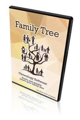 Family Tree Generator Creator Maker Genealogy Research Software Windows Mac OSX • £14.97