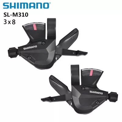 Shimano Altus Trigger Shifter Dual Lever Shifters Set SL-M310 3 8 3X8 Speed • $13.98