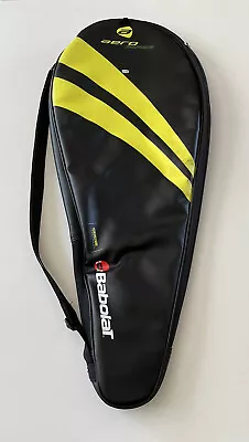 BABOLAT Aero Series Tennis Racket Cover Case Bag Black & Yellow Shoulder Strap • $18.99