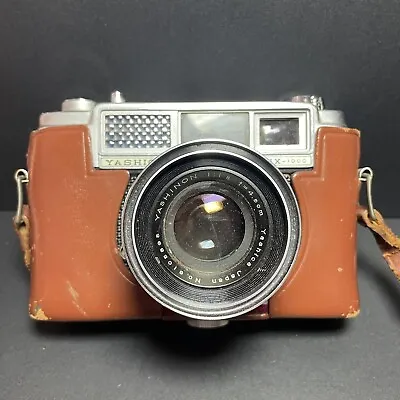 Vintage Yashica LYNX-1000 35mm Rangefinder Camera With Case - Untested • $29.95