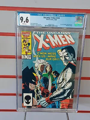 UNCANNY X-MEN #210 (Marvel Comics 1986) CGC Graded 9.6 ~ White Pages • $50