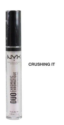 $6.99 • Buy NYX Duo Chromatic Shimmer Lip Gloss - Crushing It