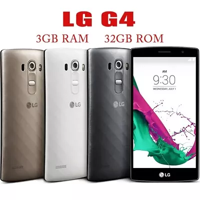 Unlocked LG G4 H815/H810/H811 4G LTE 3GB RAM 32GB ROM 5.5in Android Smartphone • $71.76