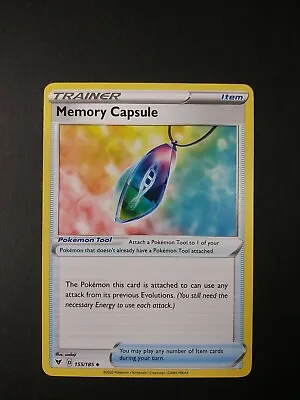 $0.99 • Buy Pokemon Vivid Voltage Memory Capsule Uncommon Trainer Card 155/185 NM