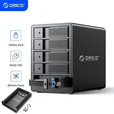 ORICO 5 Bay Raid USB 3.0 To SATA External Hard Drive Enclosure For 2.5/3.5'' HDD • $175.99