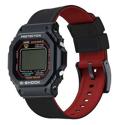 Black & Red Elite Silicone Casio® G-Shock Watch Band Watch Band • $51.37