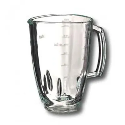 Braun Jug Bicchiere Glass Blender MULTIQUICK 3 5 4184 4186 MX2050 JB3060 • $72.59