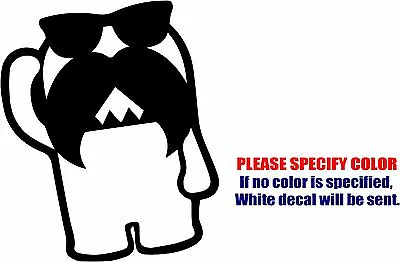 Mustache Domo Graphic Die Cut Decal Sticker Car Truck Boat Window Bumper 6  • $7.99