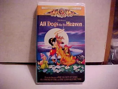 All Dogs Go To Heaven (VHS 2000 Clam Shell) MGM 1989 • $10