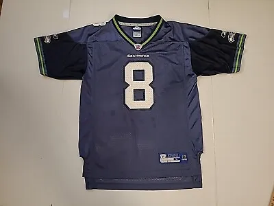 Vintage Matt Hasselbeck Seattle Seahawks Boys Youth Large Jersey Blue Reebok • $18.99
