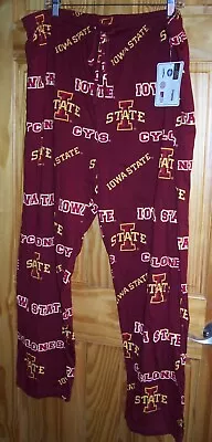 ISU Iowa State University Cyclones Sideline Sleep Bottoms Pajama Pants Men's 2XL • $22.99