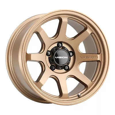 17x8 Vision 351 Flow Bronze Wheels 5x4.5 (30mm) Set Of 4 • $747.48