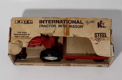 Vintage ERTL International Tractor Wagon Steel 1/32 Scale New Free Shipping • $21.74