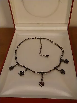 Vintage Premier Designs Jewelry Necklace With Charms Enamel Rhinestones Look! • $10.15