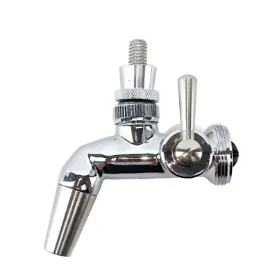 Nukatap FC Kegland Stainless Steel Flow Control Tap Interchangeable Spout Corny • £52