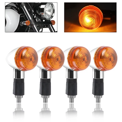 $19.98 • Buy 4PCS Motorcycle Turn Signal Lights Blinker For Yamaha V Star 650 950 1100 1300