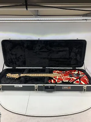 EVH Striped Series Frankenstein Relic Electric Guitar - Red/Black/White • $1299.99