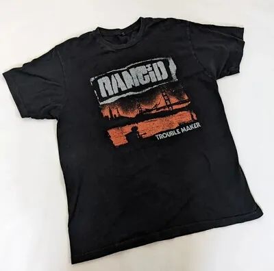 Rancid Trouble Maker T-Shirt Men's Size Large * • £25.08