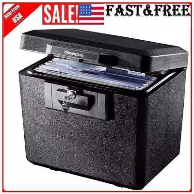 Fire Safe Security Document Storage Box Fireproof Durable Privacy Key Lock NEW • $69.99