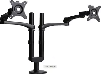 $22 • Buy New AmazonBasics Dual PC Monitor Stand - Modular Arm Mount, Aluminum, Black