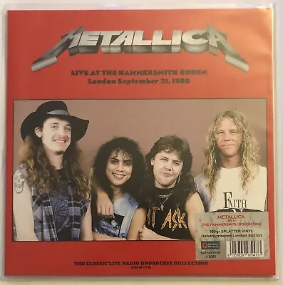 Metallica Live At The Hammersmith Odeon Coloured Vinyl New Sealed 9003829979473 • £26.99