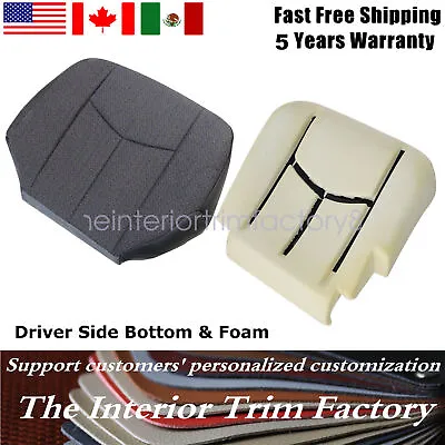 For 03-07 Chevy Silverado 1500 2500 Driver Bottom Cloth Seat Cover& Foam Cushion • $55.25