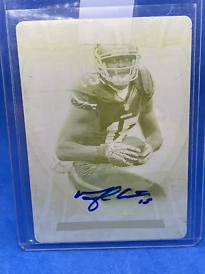 2013 Topps Supreme Stepfan Michael Crabtree Printing Plate 1/1 Auto 49ers • $49.99