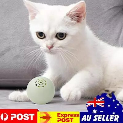 Cat Music Ball Creative Cute Electric Cat Ball Toys Squeak Pet Product (Green) • $9.59