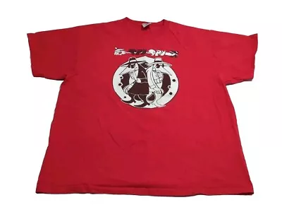 Spy Vs Spy Mad Magazine T Shirt Red Men’s XL Vintage • $38.21