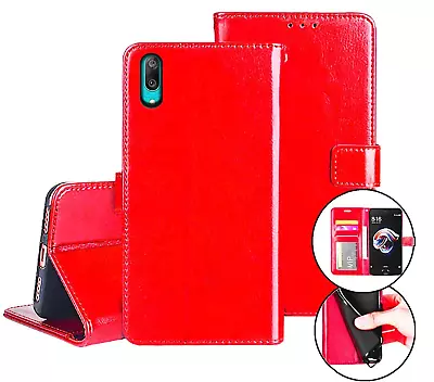 Huawei Y7 2019 / Y7 Pro 2019 Fine Leather Wallet Case Id Cash Compartment • $7.50