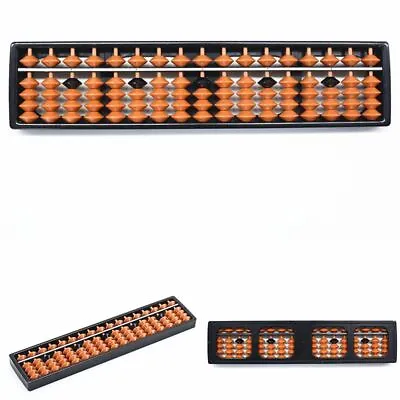 17 Digit Chinese Japanese Calculator Counting Child Rods Standard Abacus Soroban • £6.79