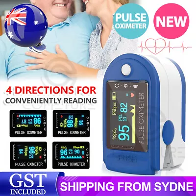 Professional Finger Pulse Oximeter Blood Oxygen Saturation Heart Rate Monitor • $10.85