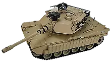 IMX18910: 1/18 Scale US M1A2 Tan- 2.4Ghz RC Tank Force • $112.99