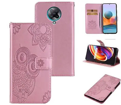 $6.95 • Buy Xiaomi Poco F2 Pro Embossed Pu Leather Wallet Case Owl
