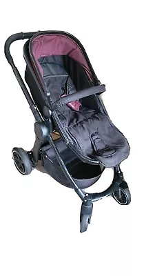 £250 • Buy Mothercare Journey Travel System 2 In 1 Pushchair Colour Black And Burgundy 