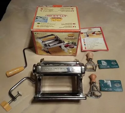 $29.99 • Buy Marcato Atlas 150 Pasta Noodle Maker Machine Hand Crank Made In Italy W/box