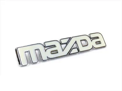 Mazda 323 626 MPV B2000 GLC Front Grille White Mazda Emblem OEM New G03051771 • $31.65