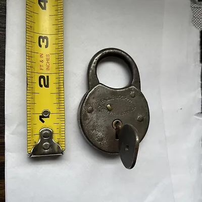 Antique Gumball Machine Eagle Padlock  Rare With Key Works • $45