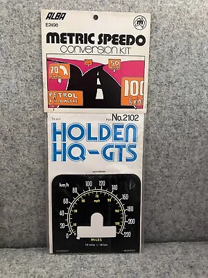 NOS HOLDEN HQ GTS Monaro Metric Speedo Conversion Kit Dealership Sticker Decal • $39.95