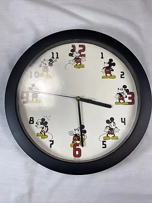 Mickey Mouse Wall Clock Vintage Retro Memorabilia • $15