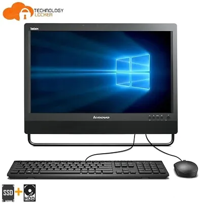 Lenovo ThinkCentre Edge M92z AIO PC I7-3770 8GB RAM 128GB SSD 500GB Win 10 Pro • $279