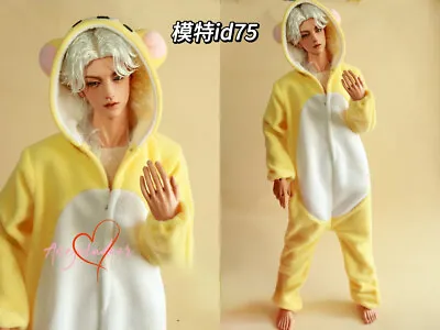 One Piece Pajamas Jumpsuit Bear Clothes Outfit For Uncle ID75 SOOM BJD Doll • $52.71