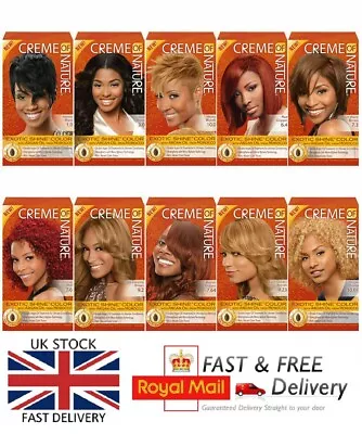 Creme Of Nature Exotic Shine Permanent Hair Dye With Argan Oil All Colours • £2.27