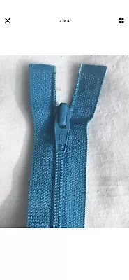 New Original YKK 65cm Nylon Dress/Jacket/Bags Zip Turquoise Open End Size 5 • $7.25