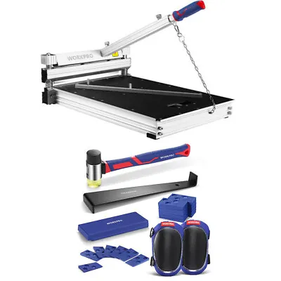 WORKPRO 13  Flooring Cutter/Laminate Flooring Installation Tool Spacers Knee Pad • $153.99