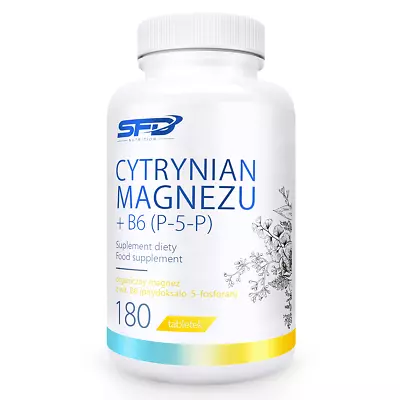 £9.99 • Buy SFD Magnesium Citrate + Vitamin B6(P-5-P)  180 Tabs