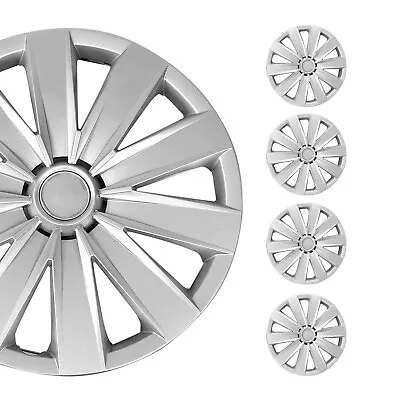 15  4x Set Wheel Covers Hubcaps For Volvo Silver Gray • $64.90