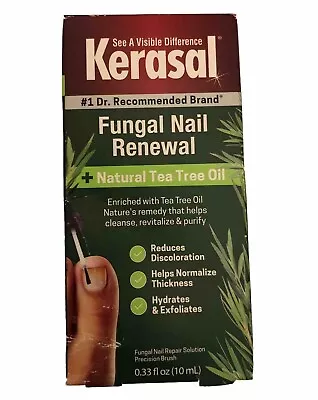 Kerasal Fungal Nail Renewal Nail Repair Solution With Tea Tree Oil 0.33 Fl. Oz. • $20