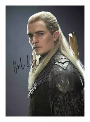 Orlndo Bloom - Lord Of The Rings Autograph Signed Pp Photo Poster • £6.89