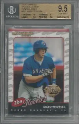 2001 Donruss Baseball's Best The Rookies Gold Mark Teixeira #r91 Bgs 9.5!! • $35